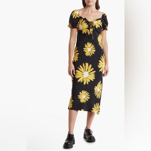 TopShop Tie Front Daisy Dress in Size US 4 (fits like US 2)